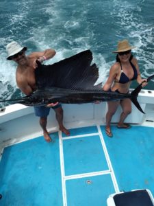 sailfish action in Nuevo Vallarta,Mexico