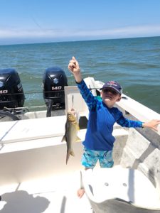 family fishing in Nuevo Vallarta